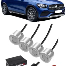 VS393 Silver Car Reverse Parking Sensor with LED Display 4 Sensor V393 Parking Sensor-19