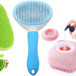 Dog Grooming Kit - Pet Grooming Kit - Dog Combo Set - Dog Brush Combo - Dog Kit Slicker Brushes forDog & Cat-35