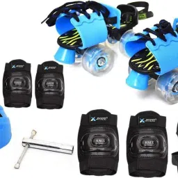 Kinder Ride Pro Junior Adjustable Roller Skates Combo Suitable for Age Group Upto 5 Years Skating Kit-image-58