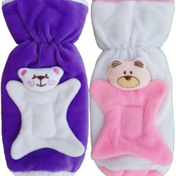 new born Classic Bottle Cover 250 ml Capacity (Pack Of 2 ; White Purple)-picture-11