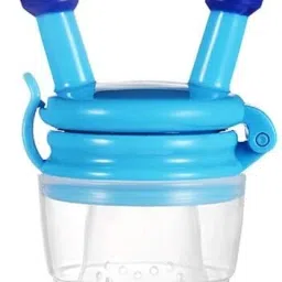 vadhavan BPA Free Squeeze Style Bottle Feeder with Dispensing Spoon and Fruit Feeder- Silicone image 4