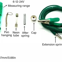a&s toolshop DC 6V 12V 24V Voltage Circuit Tester Car Circuit Tester Pen Digital Voltage Tester image 4