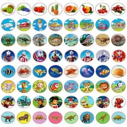lariox 6 Slides 48 Patterns Mini Projector Torch Toy Slide Flashlight Torch image 5