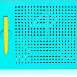 Magnetic Drawing Board for Toddlers with Beads and Drawing Magnet Stylus-16