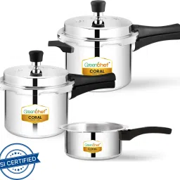 Coral Combo 5 L, 3 L, 2 L Pressure Cooker-13