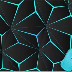 NAFCO Computer Mouse Mat with Anti-Slip Rubber Base & Smooth Mouse Control Mousepad image 4