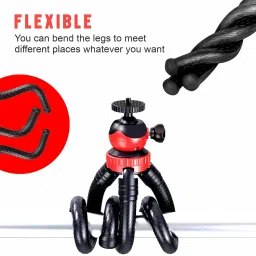 BASS BLING Octopus Gorilla Tripod for DSLR Camera & Mobile with Ball Head & Mobile Holder Tripod, Monopod Kit, Tripod Bracket, Tripod Ball Head image 3