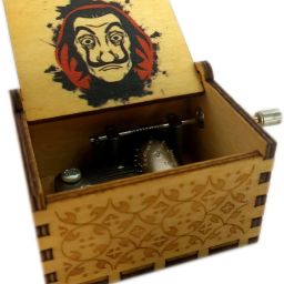 Handcrafted Wooden Movie Music Box - Bella Ciao-image-35