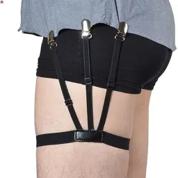 JS Enterprises ™ Shirt Stays For Men, Shirt Holder For Men, Adjustable Elastic Shirt 1 Pair Garter-36