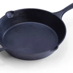 Forza Pre Seasoned Cast Iron Fry Pan 25 cm diameter 2 L capacity-23