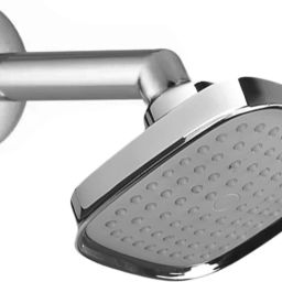 Stylish 4x4 Inch ABS Overhead Shower with 7-Inch Arm | Chrome Finish | Anti-Clog Fixed Mount-image-83
