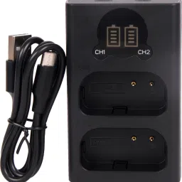 camstuff DMW-BLJ-31 type c charger with LCD display Camera Battery Charger-picture-0