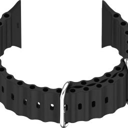 ACM Sliding Watch Strap Silicone Smart for Raysx Android Calling 4g watch Black Smart Watch Strap image 3