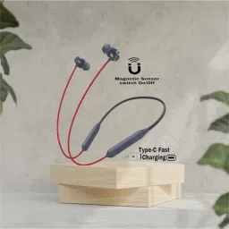 48 Hours Playtime Bluetooth Wireless Neckband Headphones Earphone_V9 Bluetooth & Wired Headset-image-91