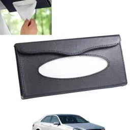 Universal Leatherite Rectangle Black Tissue Box For Car/office/Home-80 Vehicle Tissue Dispenser-image-17