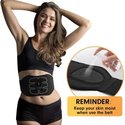 Abs Muscle Stimulator EMS Abdominal Toning Belt Electronic Muscle Trainer Ab Exerciser-25