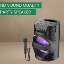 SACRO LZ (PORTABLE WIRELESS SPEAKER) Upto 6H Playtime & FM Radio Powerful SoundW106 15 W Bluetooth Laptop/Desktop Speaker-image-91