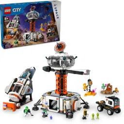City Space Base and Rocket Launchpad Set 60434 (1422 Pieces)-image-0