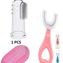 2Pcs Safe Soft Baby Toothbrush Silicone Teether Transparent Toddler Toothbrush Extra Soft Toothbrush-10