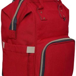 Baby Diaper Bag Backpack Nursing, Maternity Backpack, Stylish Waterproof Multifunctional Diaper Backpack/Handbag, Travel Nappy Tote Bag Large Size (20 x 18 x 40 cms) - Red Color DIAPER BAG-15