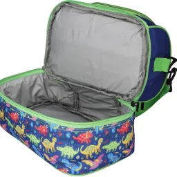 kunya Multi Compartment 2 Slot Lunch Bag Double Insulated Tiffin Lunch Bag Waterproof Lunch Bag image 2