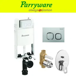 Half Frame Concealed Cistern, with divater body upper Pluto set of 1 pic 309 Dual Flush Tank-4