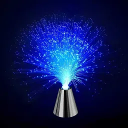 Fiber Optic Lamp,Led Color Changing With Cone Base,Ice Fiber Lamp Table Lamp Table Lamp-27