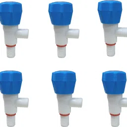 Plastic PVC & P.P. Stop Cock/Fancy Angle Valve BLUE 10PACK Fancy Angel Valve/Angular Stop Cock with Wall Flange Angle Cock Faucet-image-50