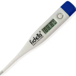 Fidelis Healthcare Combo of Nebulizer Machine and Fixed Thermometer | Steam Respiratory Nebulizer image 3