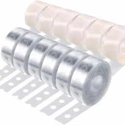 Solid Balloon Arch Decorating Strip 6 Rolls of 5 m Each and 6 Roll 100 dots each glue Roll (Set of 12) Balloon Bouquet-10
