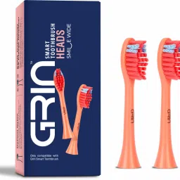 Grin Electric Toothbrush Head for Adult, 3 Cleaning Modes (Pack of 2) Electric Toothbrush-image-70
