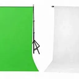 Stookin 6FTX9FT Backdrop Lekera Photo Background Green (Pack Of 2)& White Reflector-picture-1