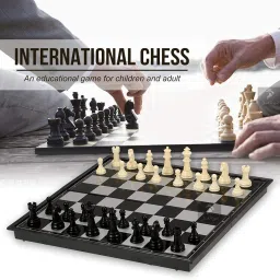 wengvo Magnetic Set with Folding 25 cm Chess Board image 4