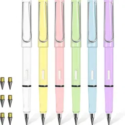Endless Multicolor Inkless Pencil Replaceable Head Magic Pen Pencils(Pack of 6) Pencil-image-57