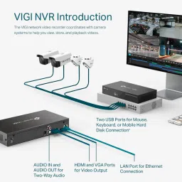 TP-Link VIGI NVR1008H Network Video Recorder Security Camera image 4
