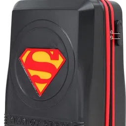 yayavar Small Cabin Suitcase (55 cm) 4 Wheels - SUPERMAN OFFICIAL MERCHANDISE TROLLEY WITH PREMIUM MOULDED SUPERMAN LOGO - Red, Black-picture-12
