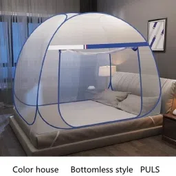 Polyester Adults Washable Premium Blue_MS_593 Mosquito Net-9