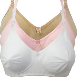 Pack of 3 Women T-Shirt Non Padded Bra-image-31