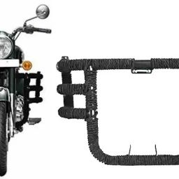 Airfly Front Safety Leg Crash Guard With Rope For Royal Enfield Classic 350-500C-image-32