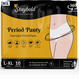 Super Absorbent Disposable Period Panties for Women with 12 Hr Protection(L/XL) Sanitary Pad-picture-23