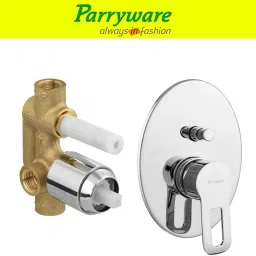 Pluto concealed Diverter Body with Concealed Upper Part set of 1 pic 408 Pluto Diverter with upper trim | Hot and Cold water Mixer | Complete set Diverter Faucet-73