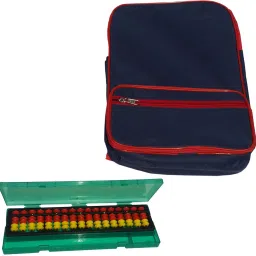 17 ROD RED AND YELLOW ABACUS KIT WITH BOX AND BACK PACK-2