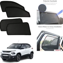 Rear Window, Side Window Sun Shade For Tata Punch-image-62