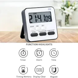 asep Digital White Clock image 4
