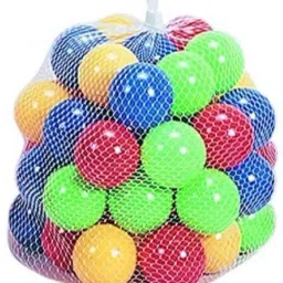 100 Pcs colorful Non Toxic Soft Plastic balls for Kids Tent, Play House, Pool, Pond Swim Tent Toys 9 CM Diameter (Multicolor)-2