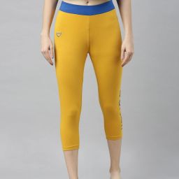 Women Reversible Yellow Capri-image-96