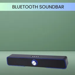 SACRO Bluetooth (PORTABLE HOME TV SOUNDBAR) Dynamic Thunder Sound 2400mAh BatteryX116 20 W Bluetooth Soundbar-image-71