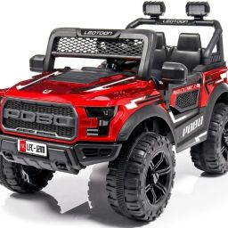 POBO 4 Motors 4x4 (1-8Yrs) Battery ride on Jeep Battery Operated Ride On-image-15