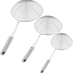 Deep Fry Mesh Jhara/Puri Strainer Collapsible Strainer-16