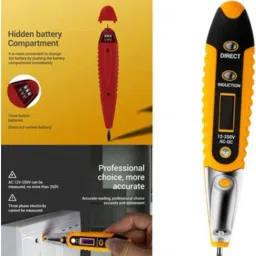 as tool center 2pcsDigital Test Pencil Multifunction AC DC 12-250V Tester Electrical Analog Voltage Tester image 2